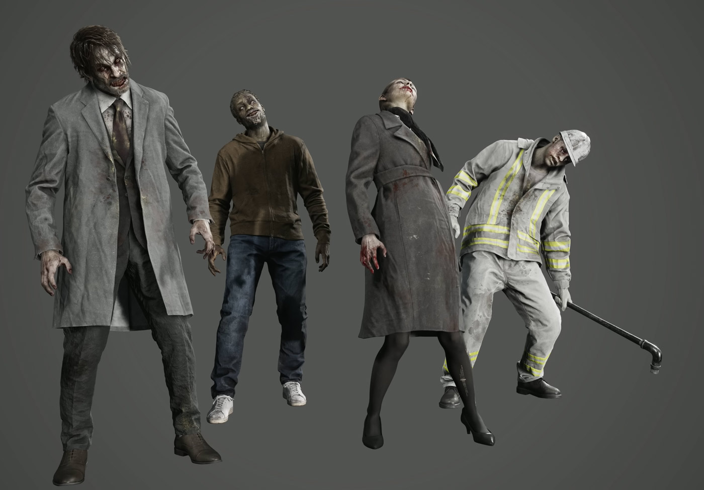 Wrenwood Zombies Render from Resident Evil Requiem