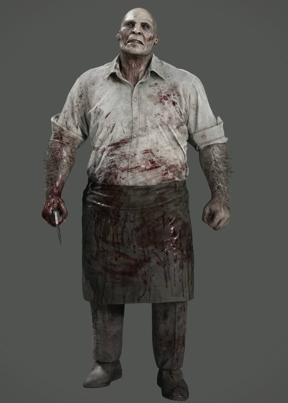 Zombie Chef Render from Resident Evil Requiem