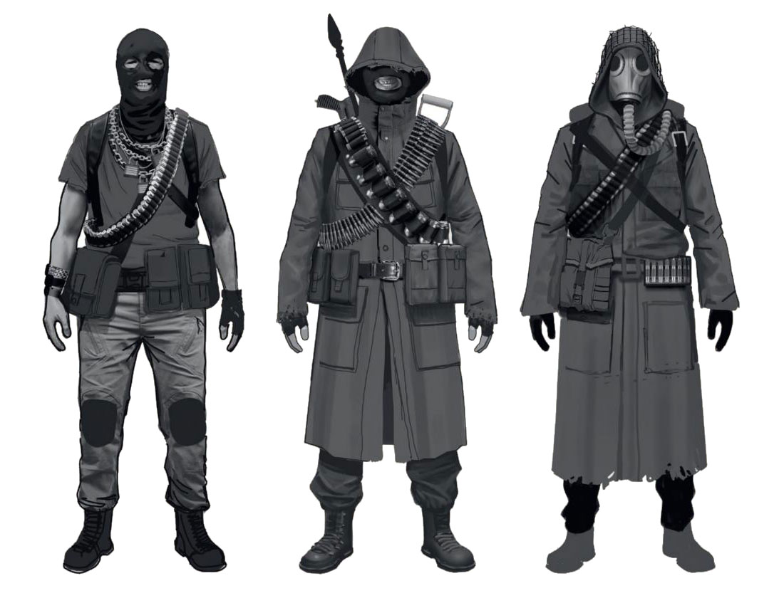 Bandits Concept Art from Rust