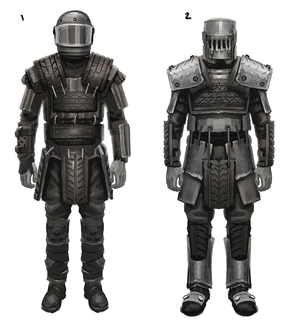 Car Tyre Heavy Armor Art from Rust