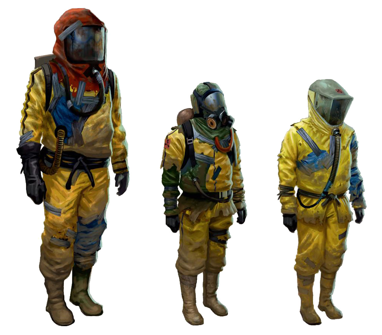 Hazmat Suit Concept Art from Rust