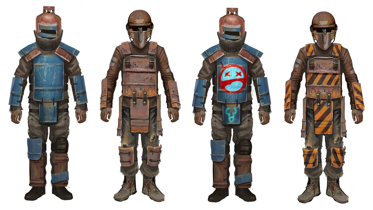Heavy Armor Concept Art from Rust