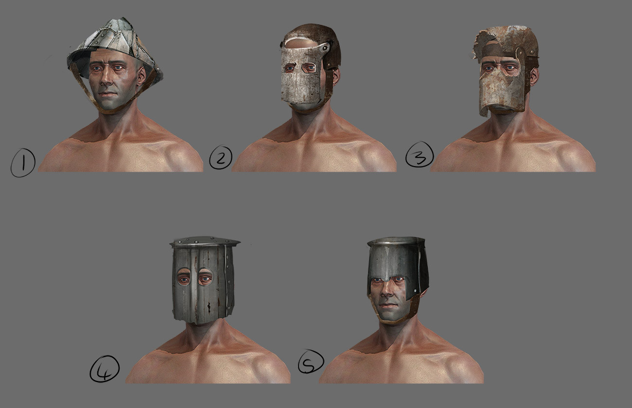 Masks Concept Artwork from Rust