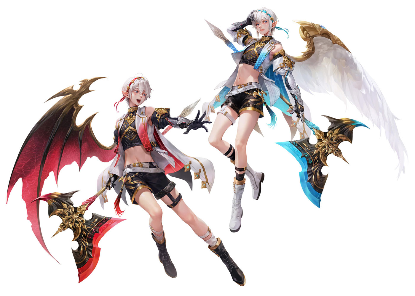 Branze and Bransel Art from Seven Knights 2