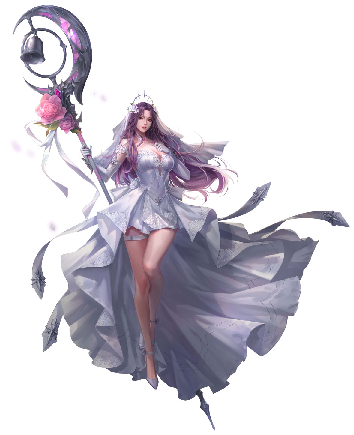 Karin, White Wedding Art from Seven Knights 2