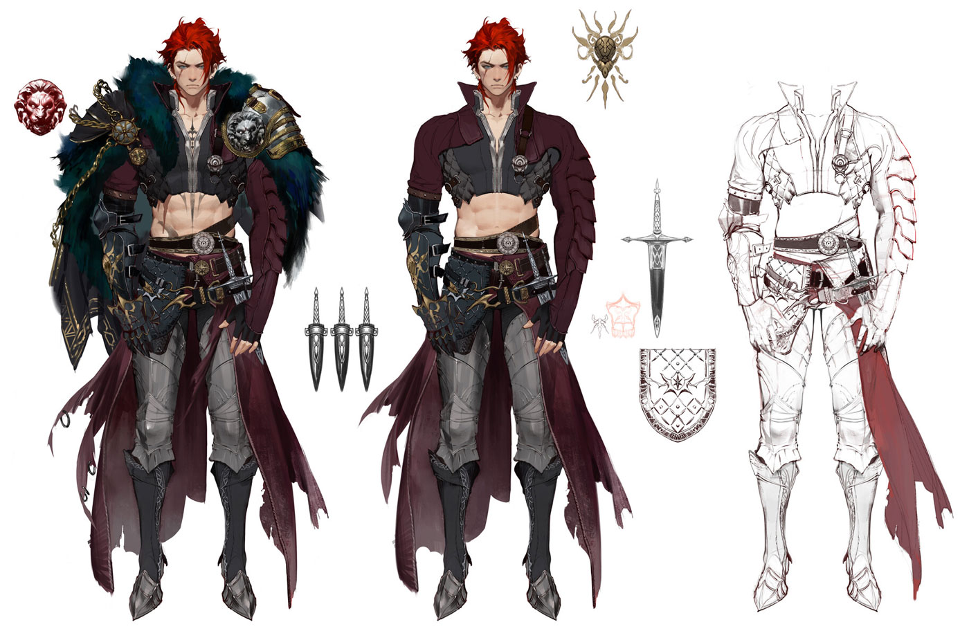 Kyle Concept Art from Seven Knights 2