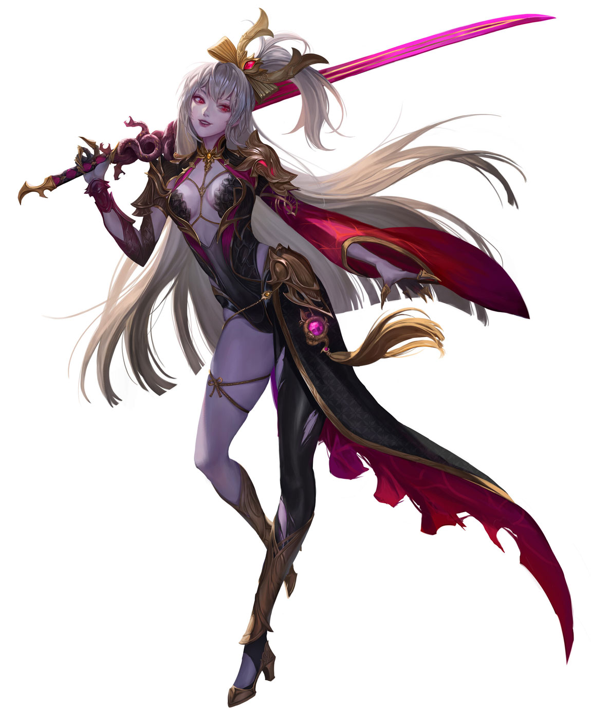 Orochi Kagura Art from Seven Knights 2