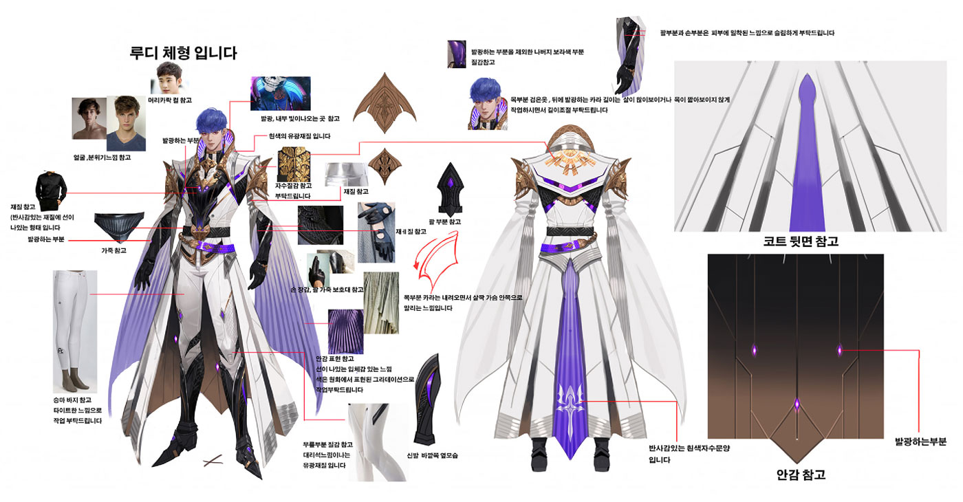 Platin Concept Art from Seven Knights 2