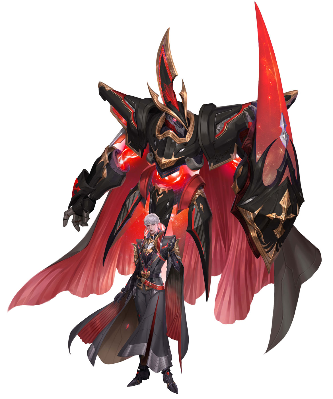 Platin, Red Messenger of Chaos Art from Seven Knights 2