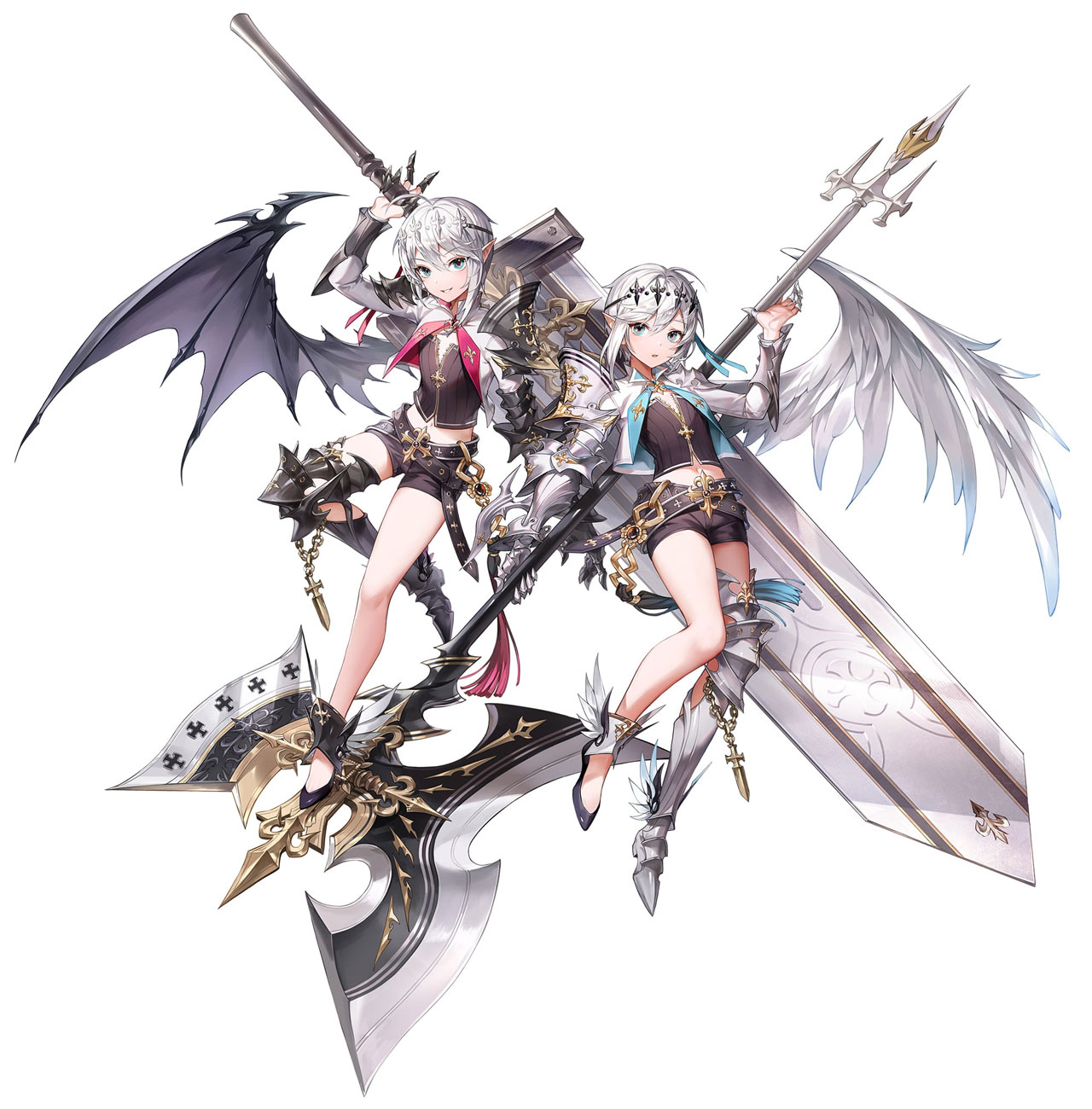 Branze and Bransel Art from Seven Knights Idle Adventure