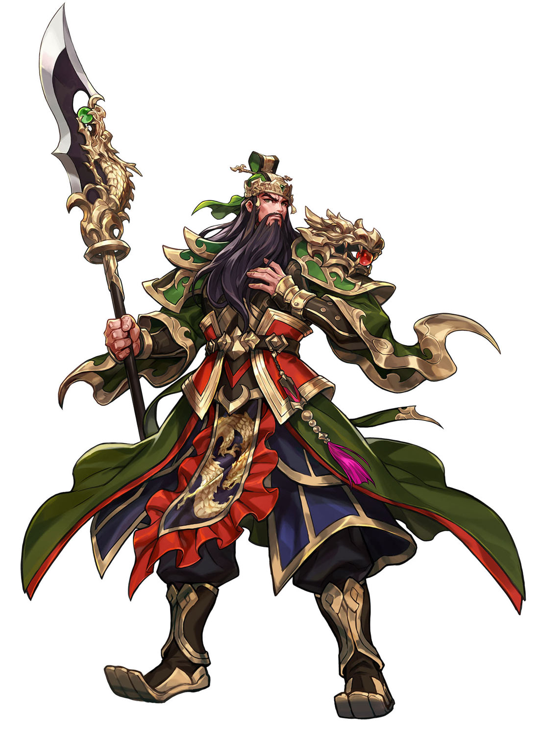 Guan Yu Art from Seven Knights Idle Adventure
