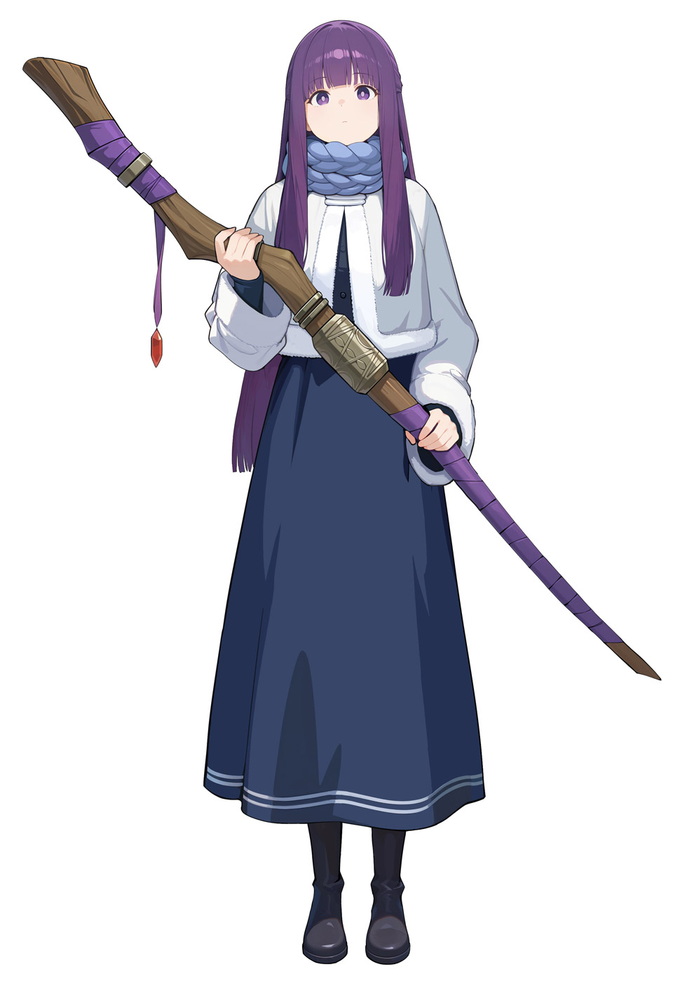 Fern, Winter Outfit Art from Solo Leveling: Arise