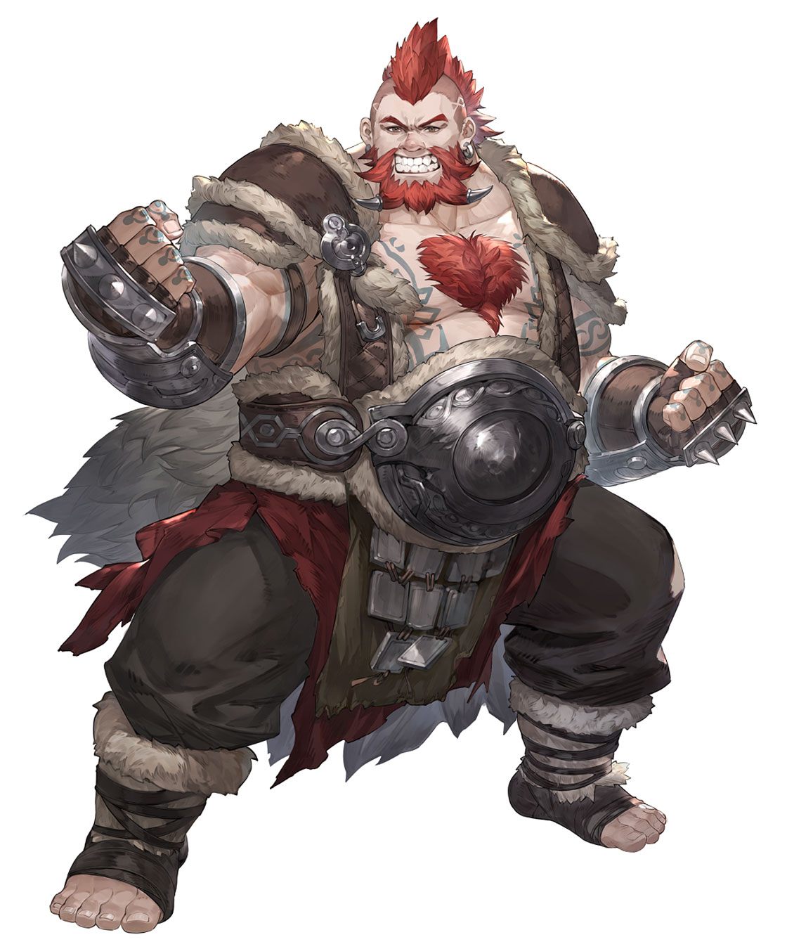 Brawler Fangs Art from Sword of Convallaria