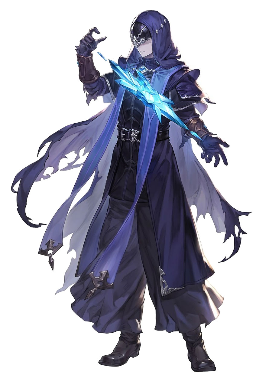 Darklight Ice Priest Art from Sword of Convallaria
