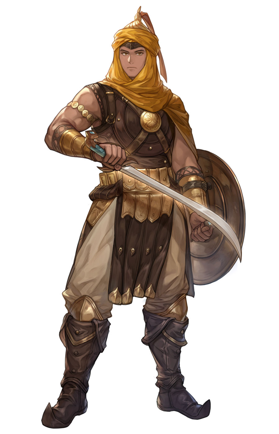 Elamanian Elite Guard Art from Sword of Convallaria