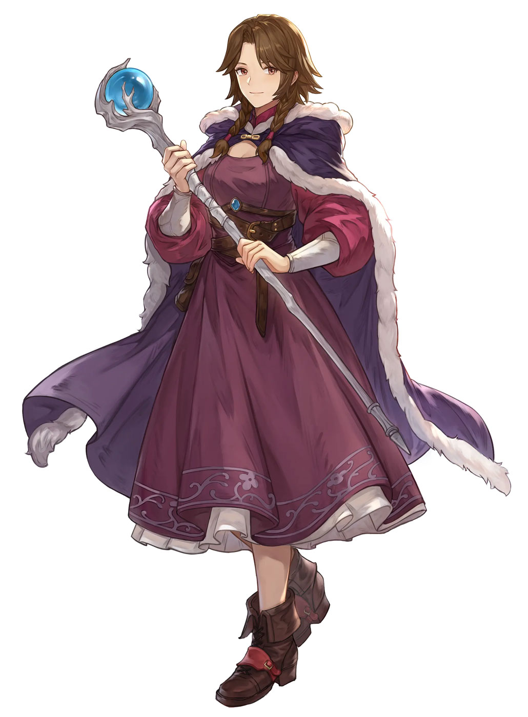 Flame Sorceress Art from Sword of Convallaria