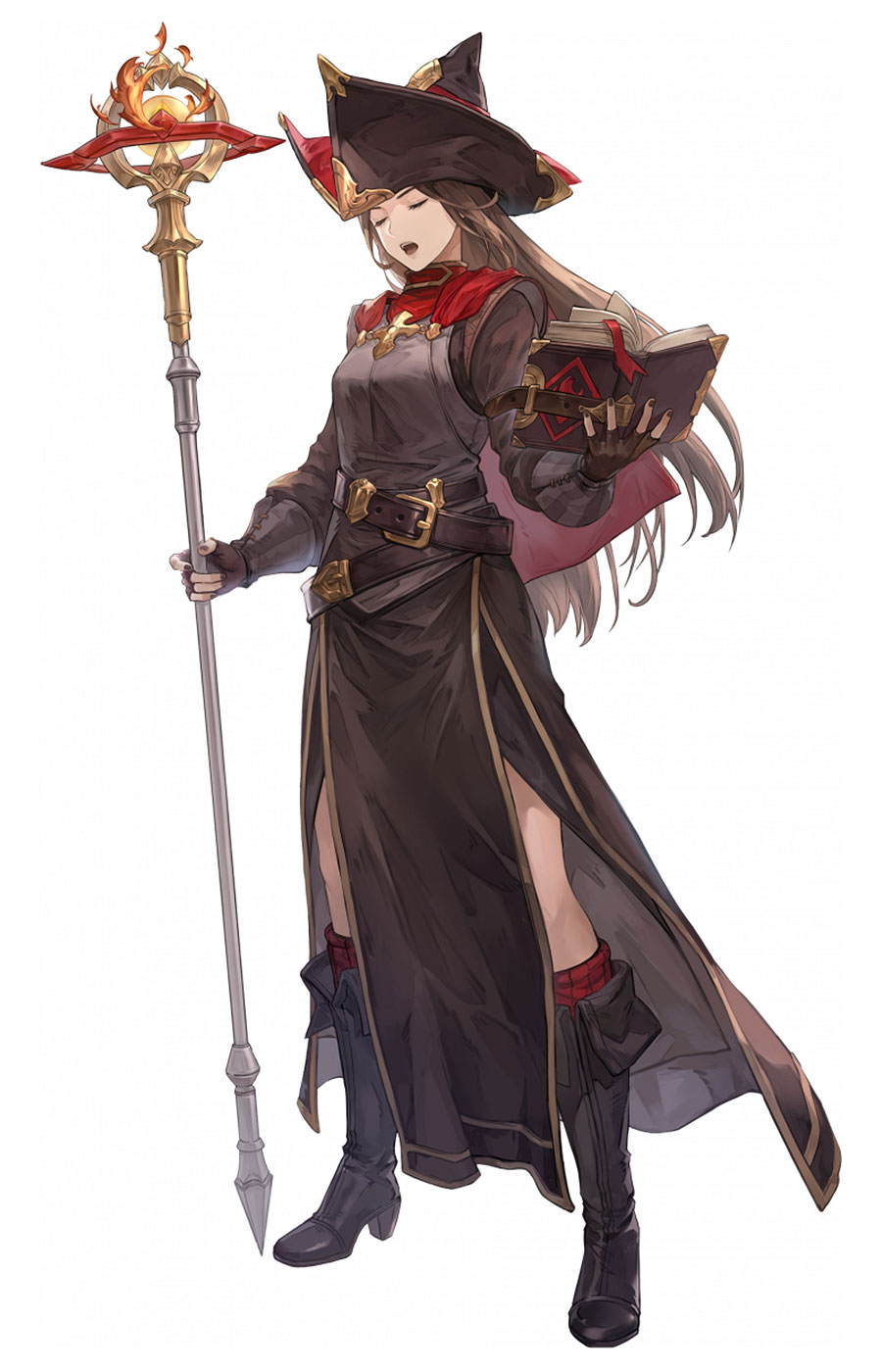 King's Army Fire Conjurer Art from Sword of Convallaria