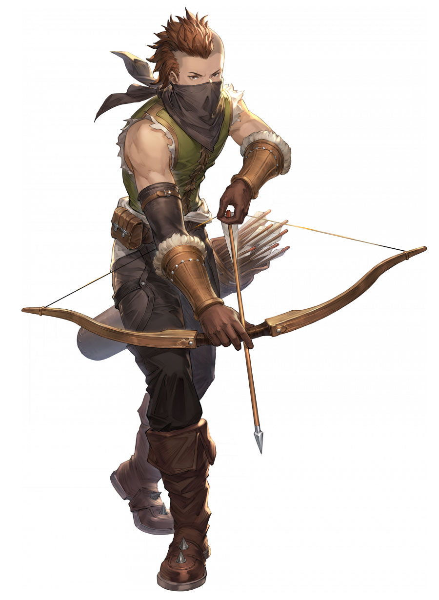 Outlaw Archer Art from Sword of Convallaria