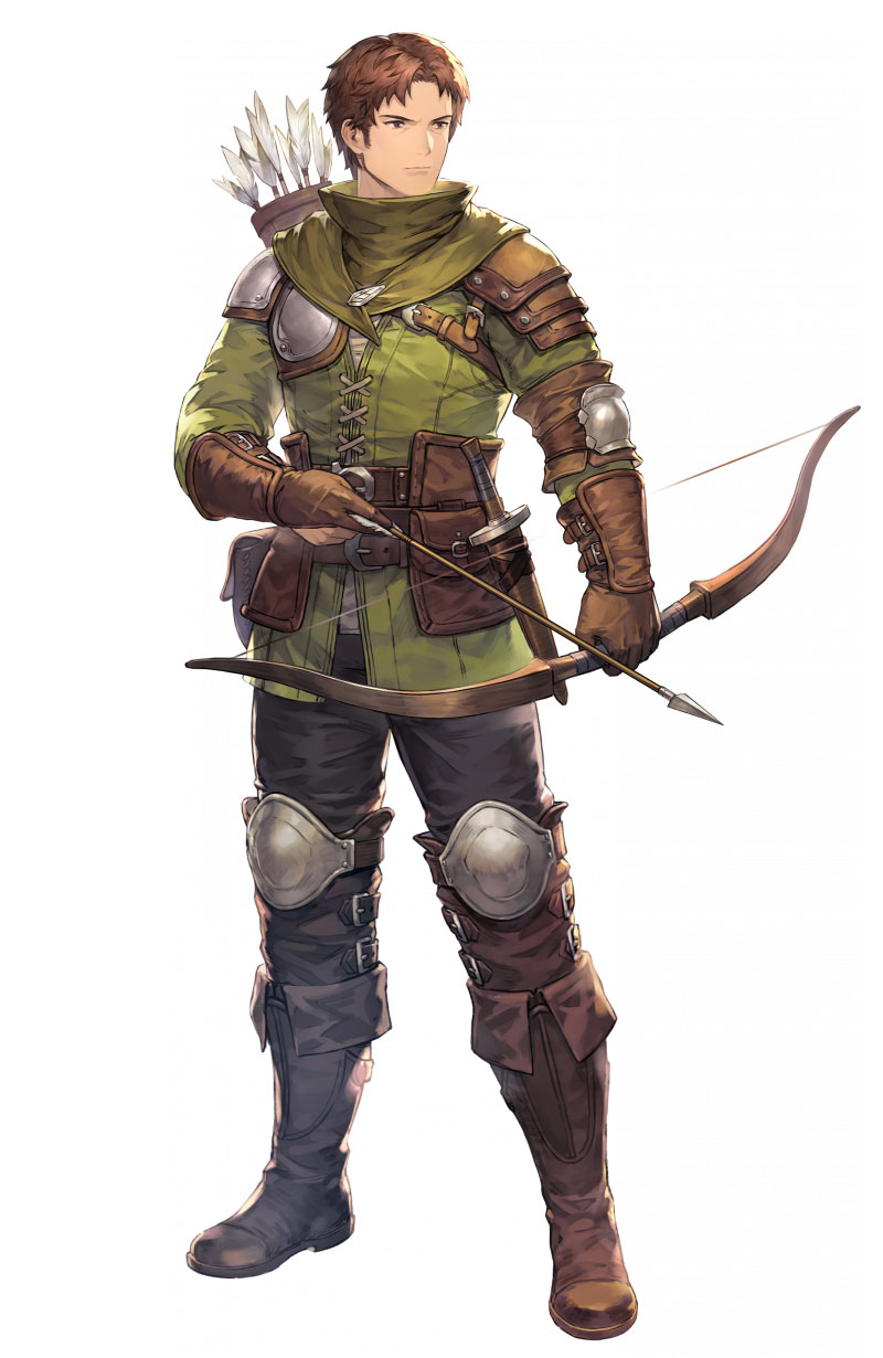 Recruited Archer Art from Sword of Convallaria