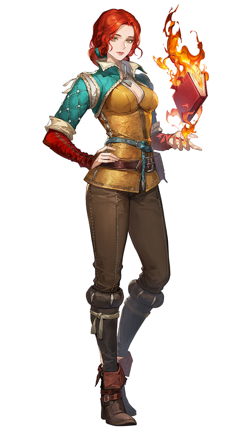 Triss Art from Sword of Convallaria