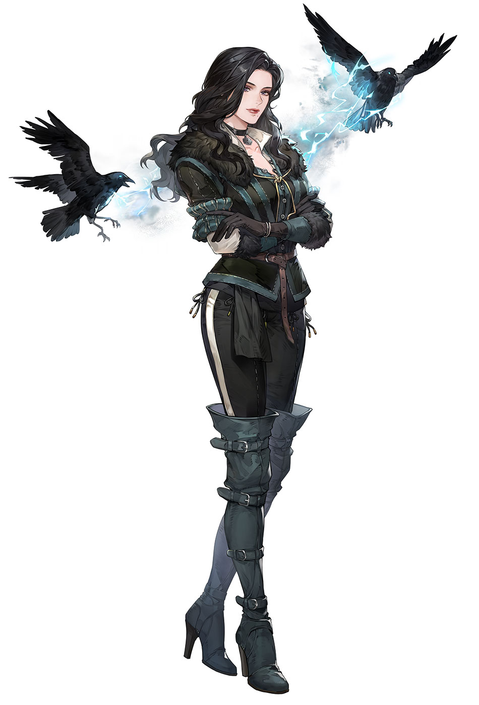 Yennefer Art from Sword of Convallaria