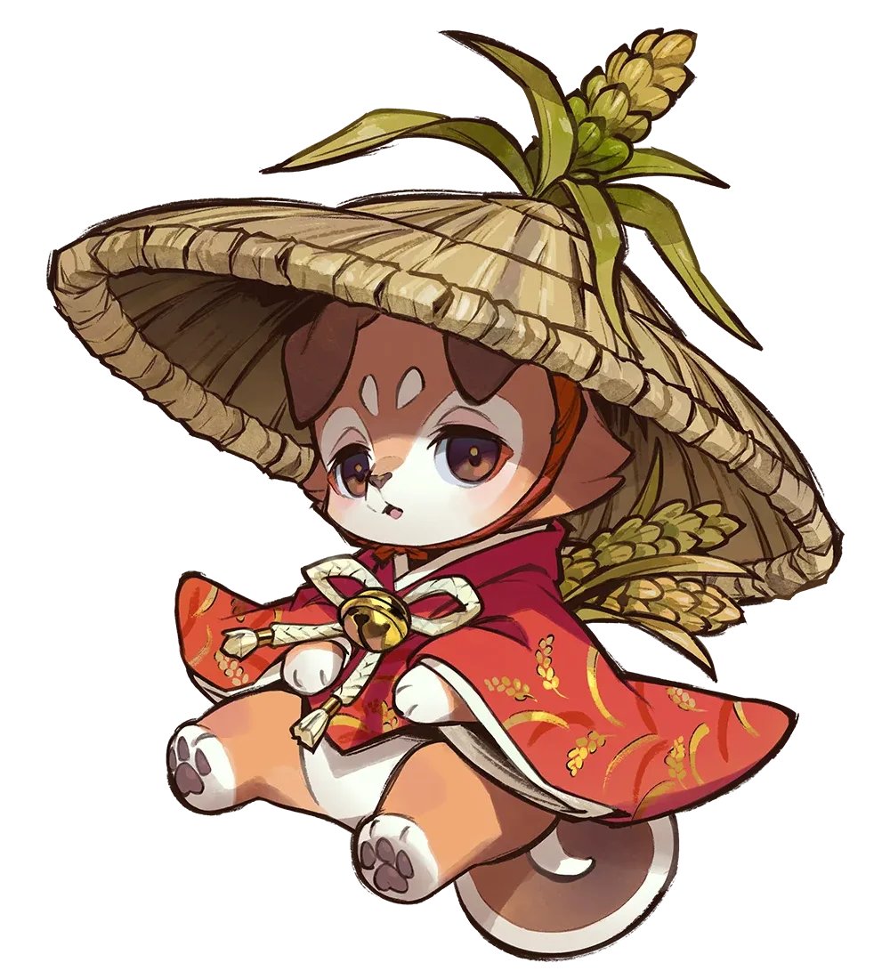 Akita Komachi Art from Sakuna: Of Rice and Ruin &ndash; Hinuka Chronicles