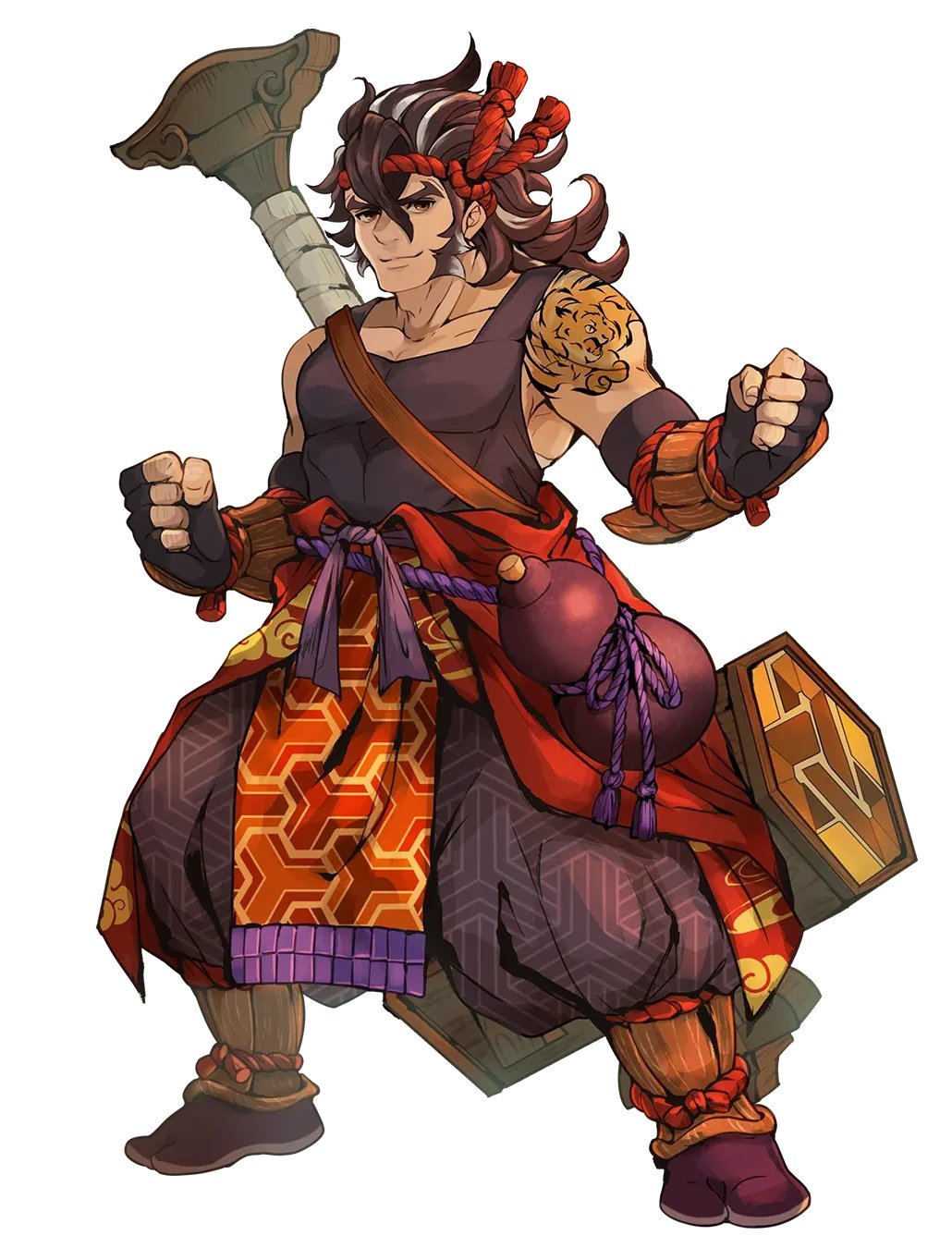 Akuchitatehiko Art from Sakuna: Of Rice and Ruin &ndash; Hinuka Chronicles