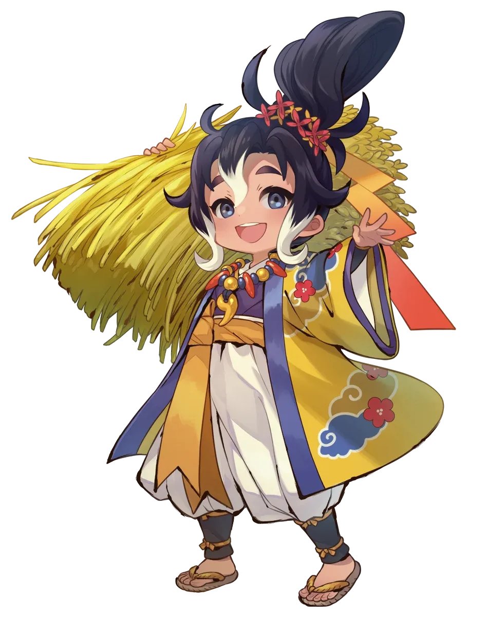 Hinuka Artwork from Sakuna: Of Rice and Ruin &ndash; Hinuka Chronicles