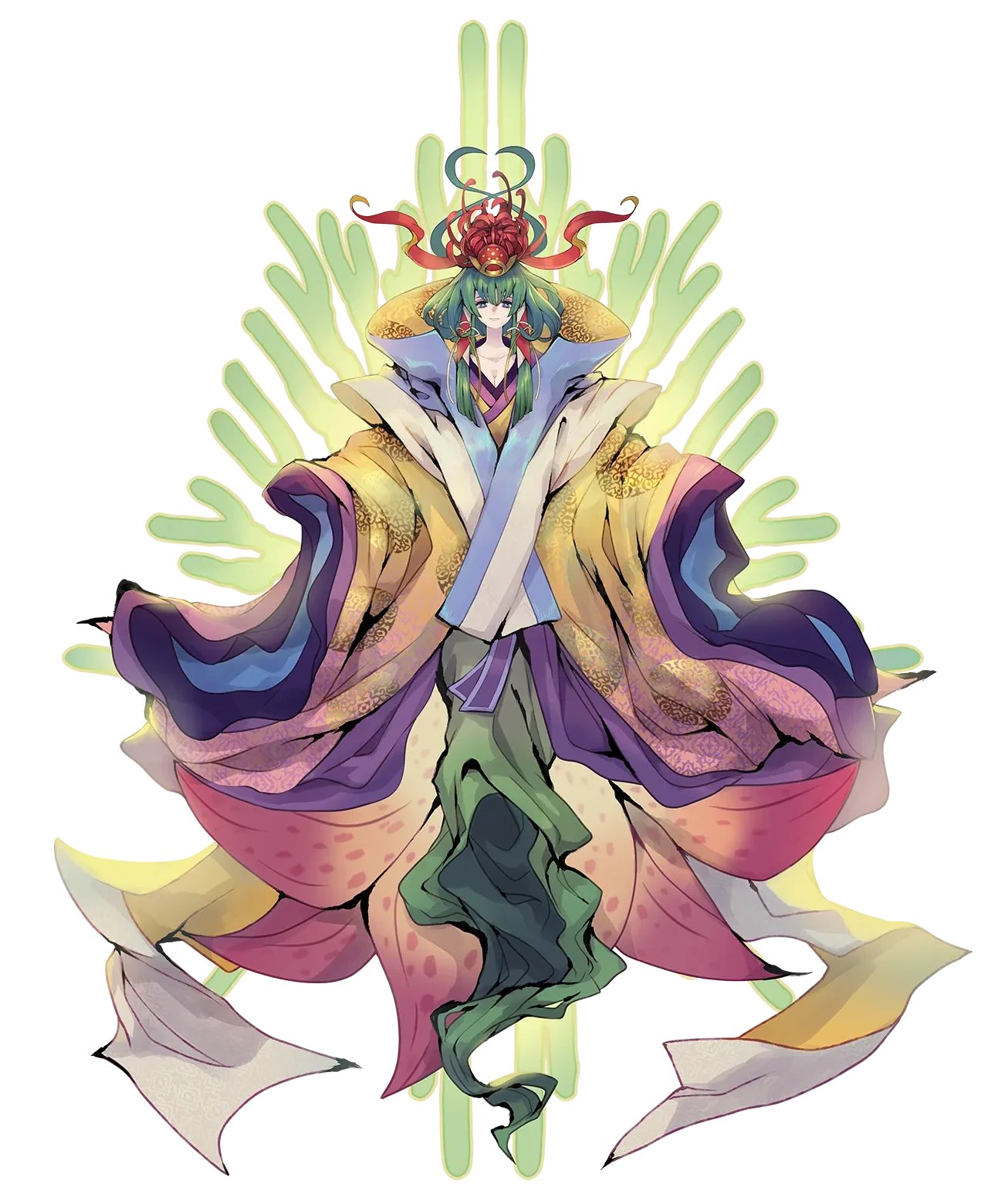 Kamuhitsuki Art from Sakuna: Of Rice and Ruin &ndash; Hinuka Chronicles