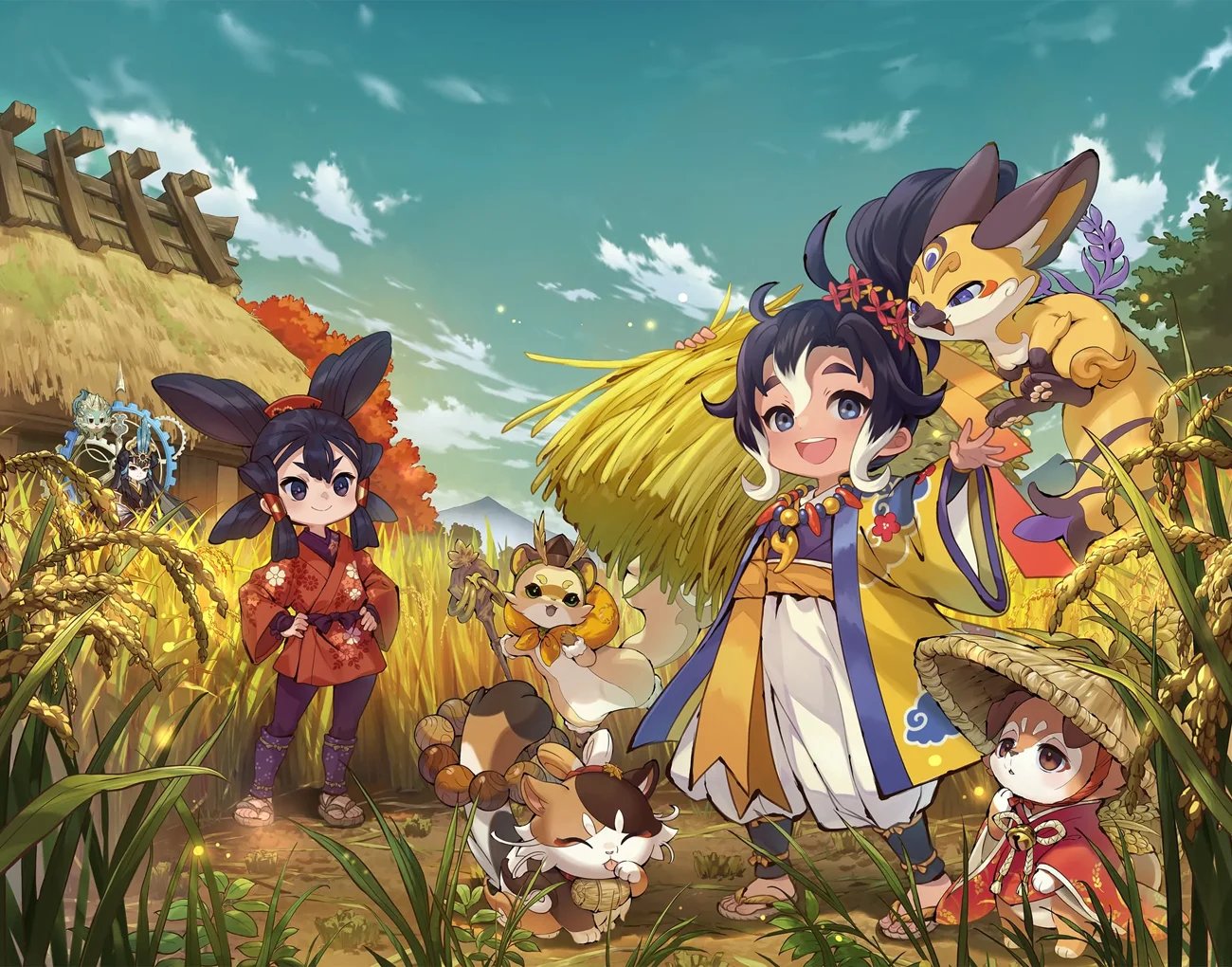 Key Art from Sakuna: Of Rice and Ruin &ndash; Hinuka Chronicles