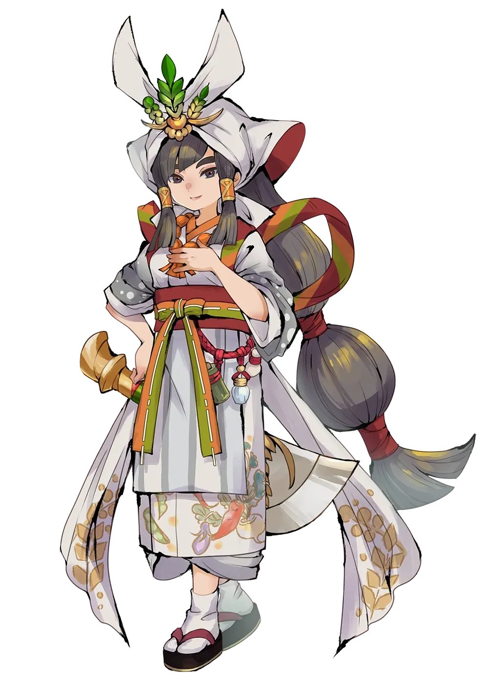 Kushinauke Art from Sakuna: Of Rice and Ruin &ndash; Hinuka Chronicles