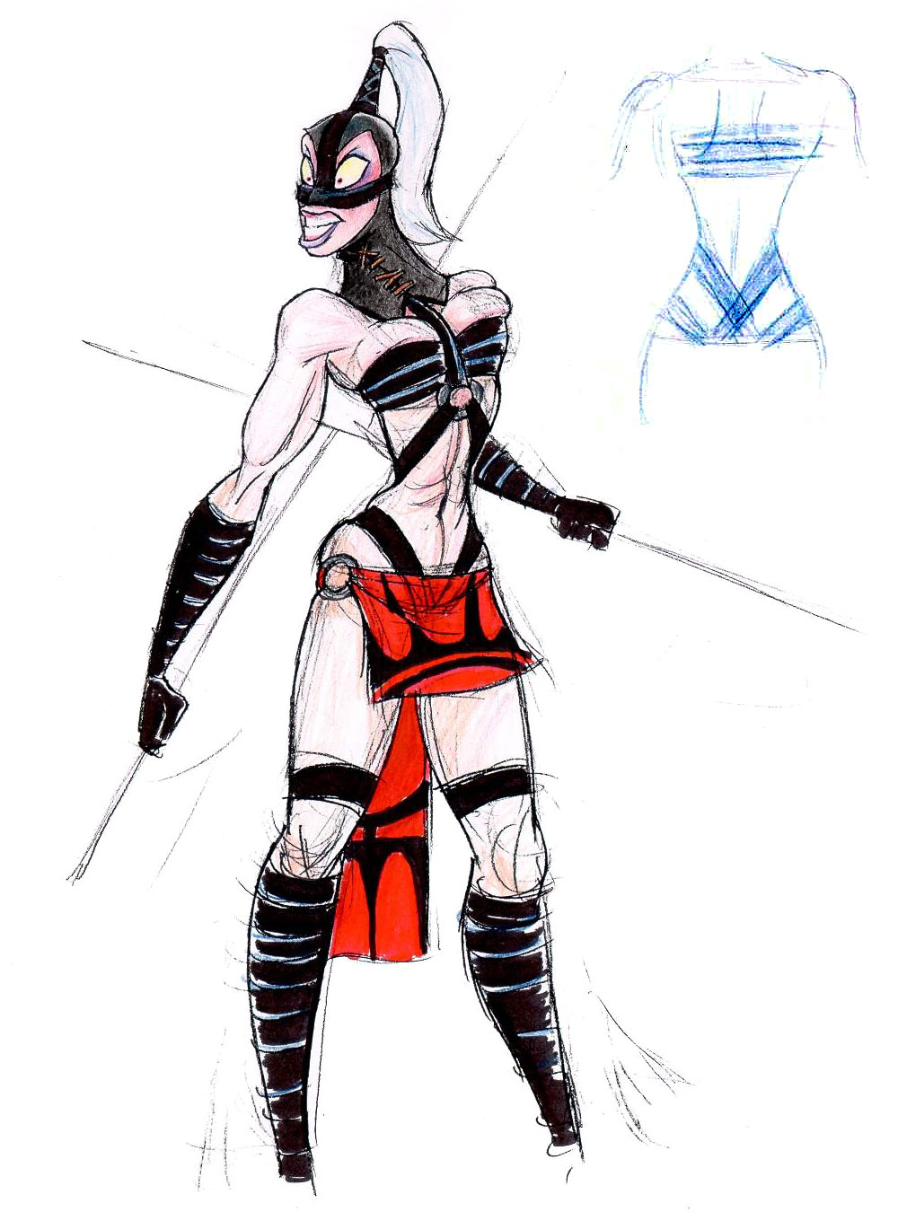 Cult Female Concept Art from The Mark of Kri