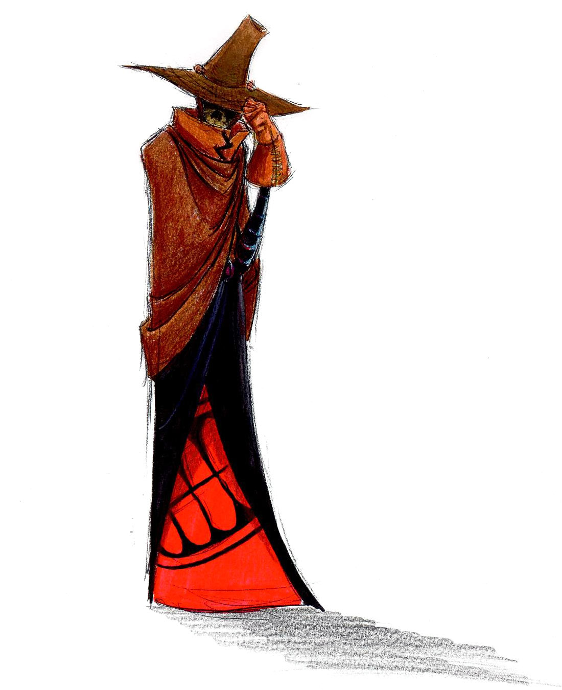 Dark One Concept Art from The Mark of Kri