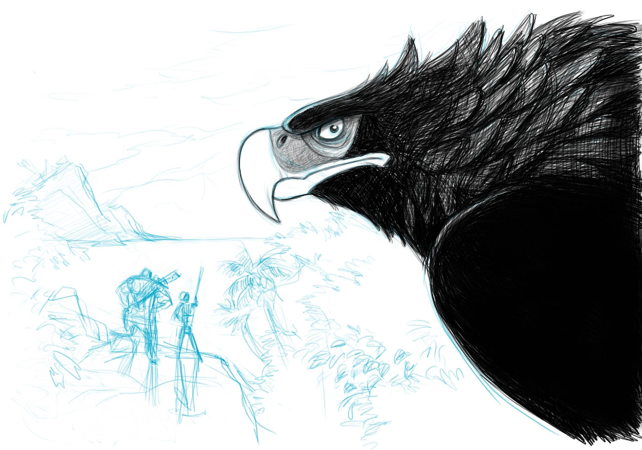 Kuzo Concept Art from The Mark of Kri