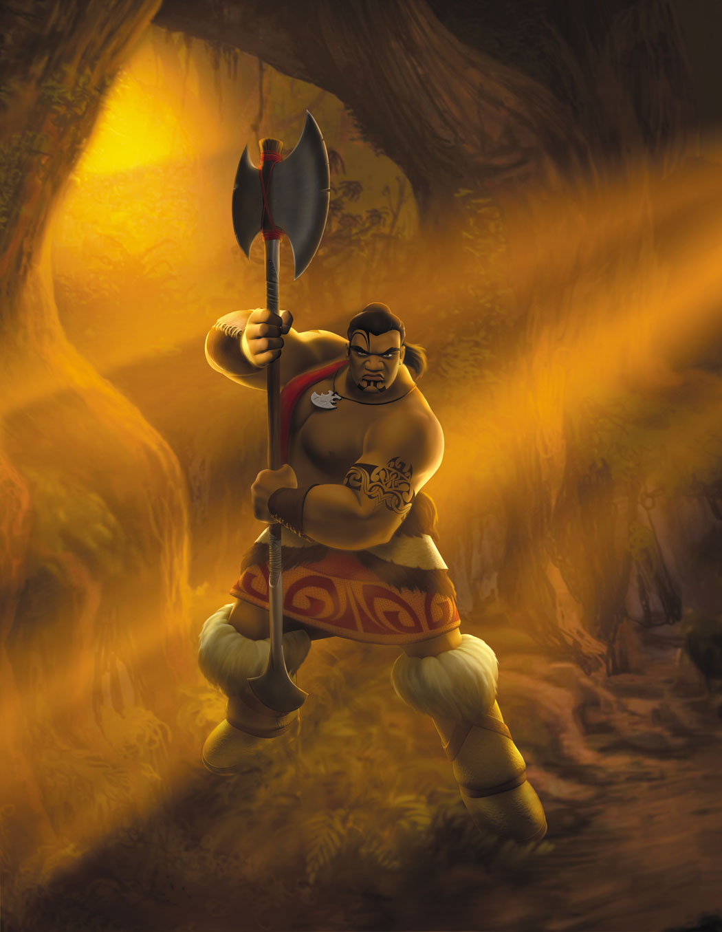 Magazine Illustration from The Mark of Kri