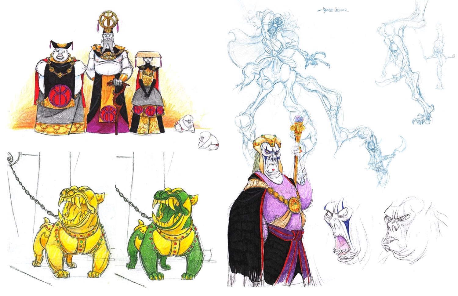 Priests Sketches from The Mark of Kri