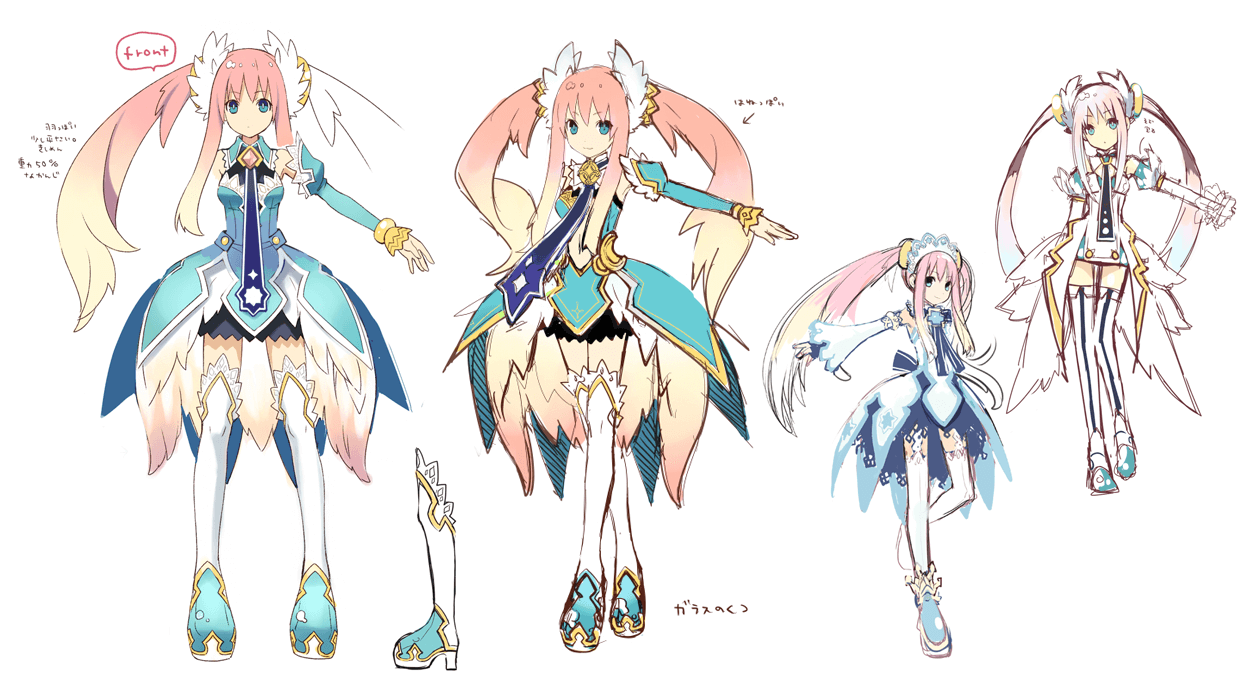 Rizelea Concept Art from Trinity Universe