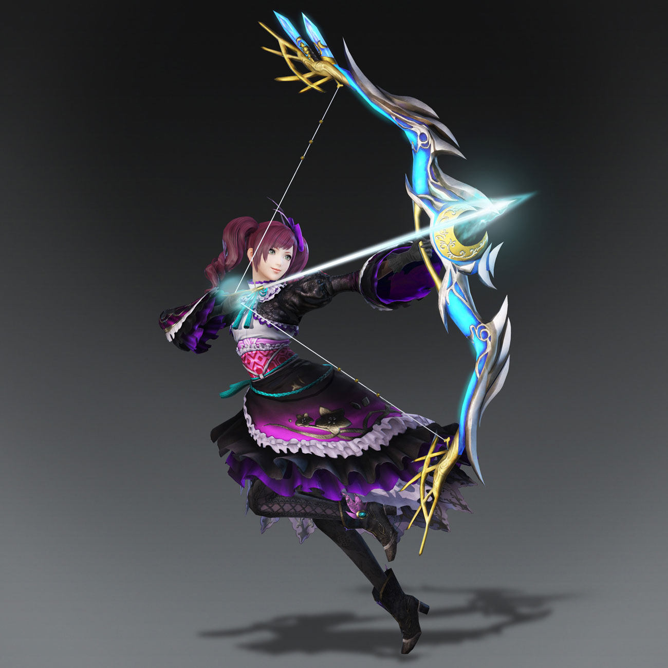 Gracia with Bow of Artemis Art from Warriors Orochi 4
