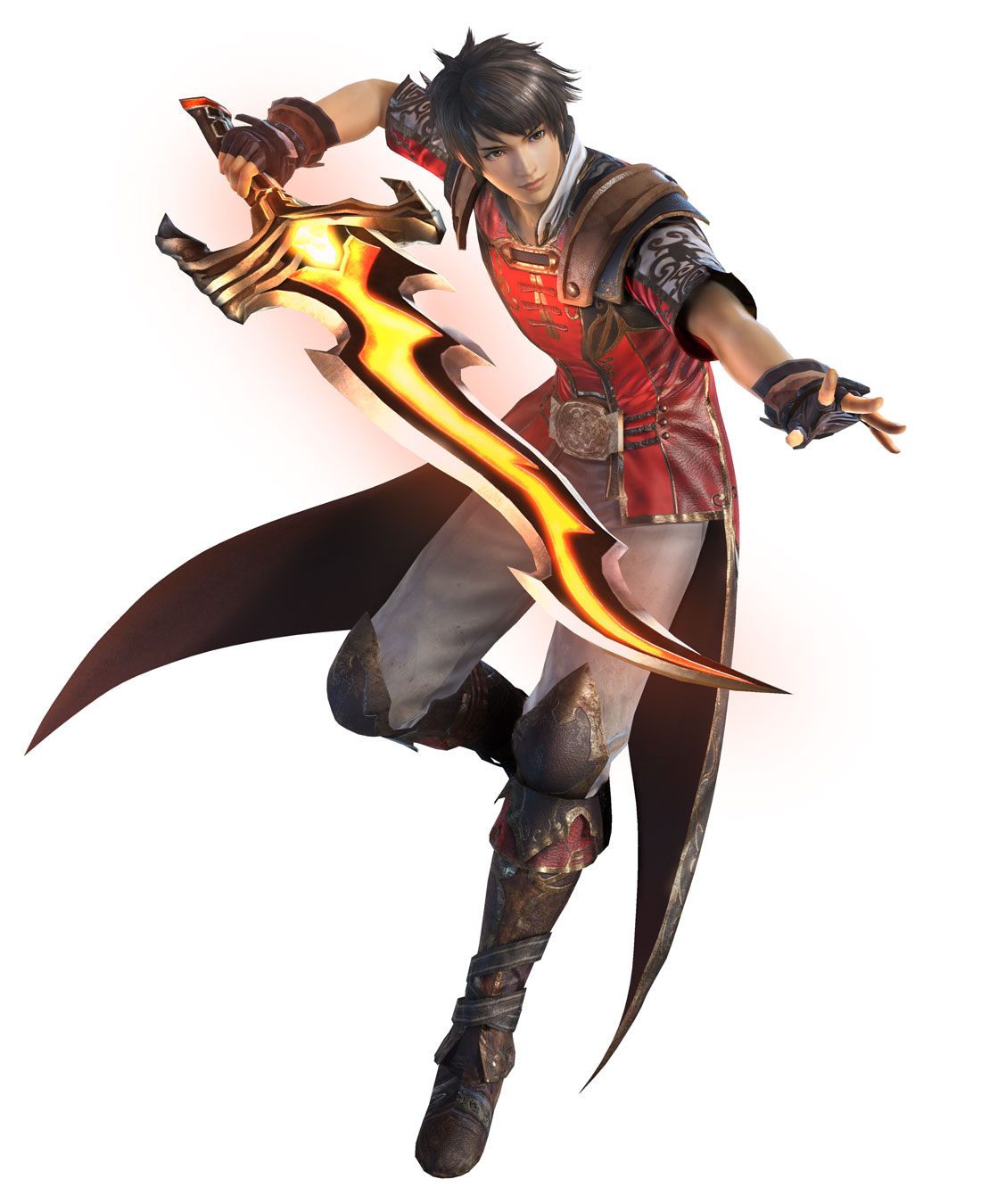 Lu Xun with L&aelig;vateinn Art from Warriors Orochi 4