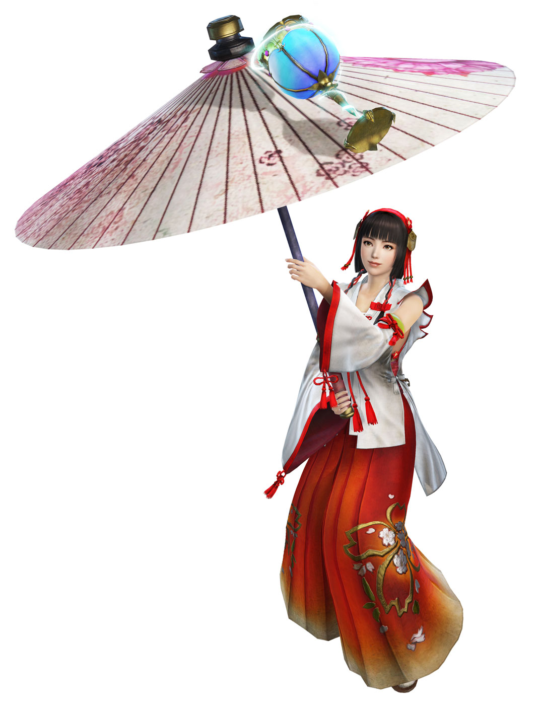 Okuni with Nectar Art from Warriors Orochi 4