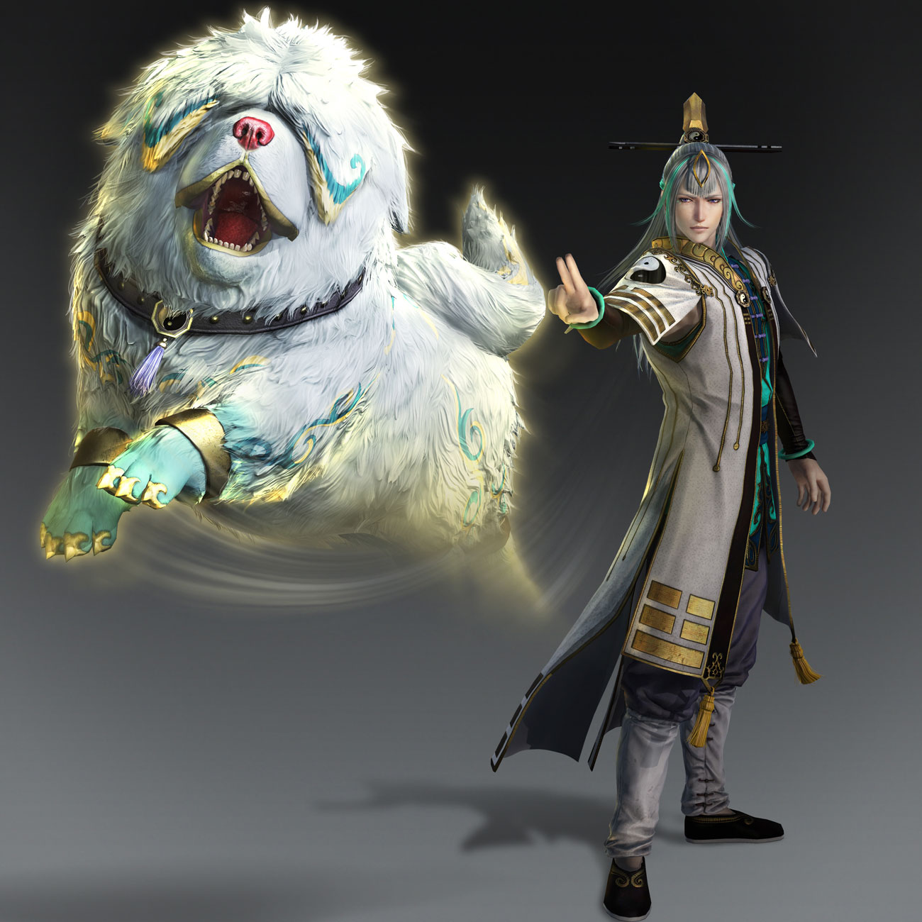 Yang Jian with Xiaotian Art from Warriors Orochi 4