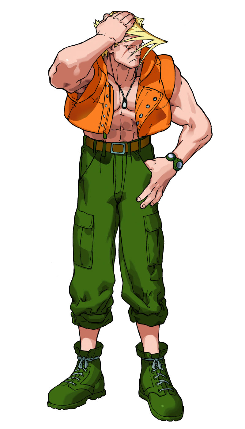 Charlie Nash Art from X-Men vs. Street Fighter