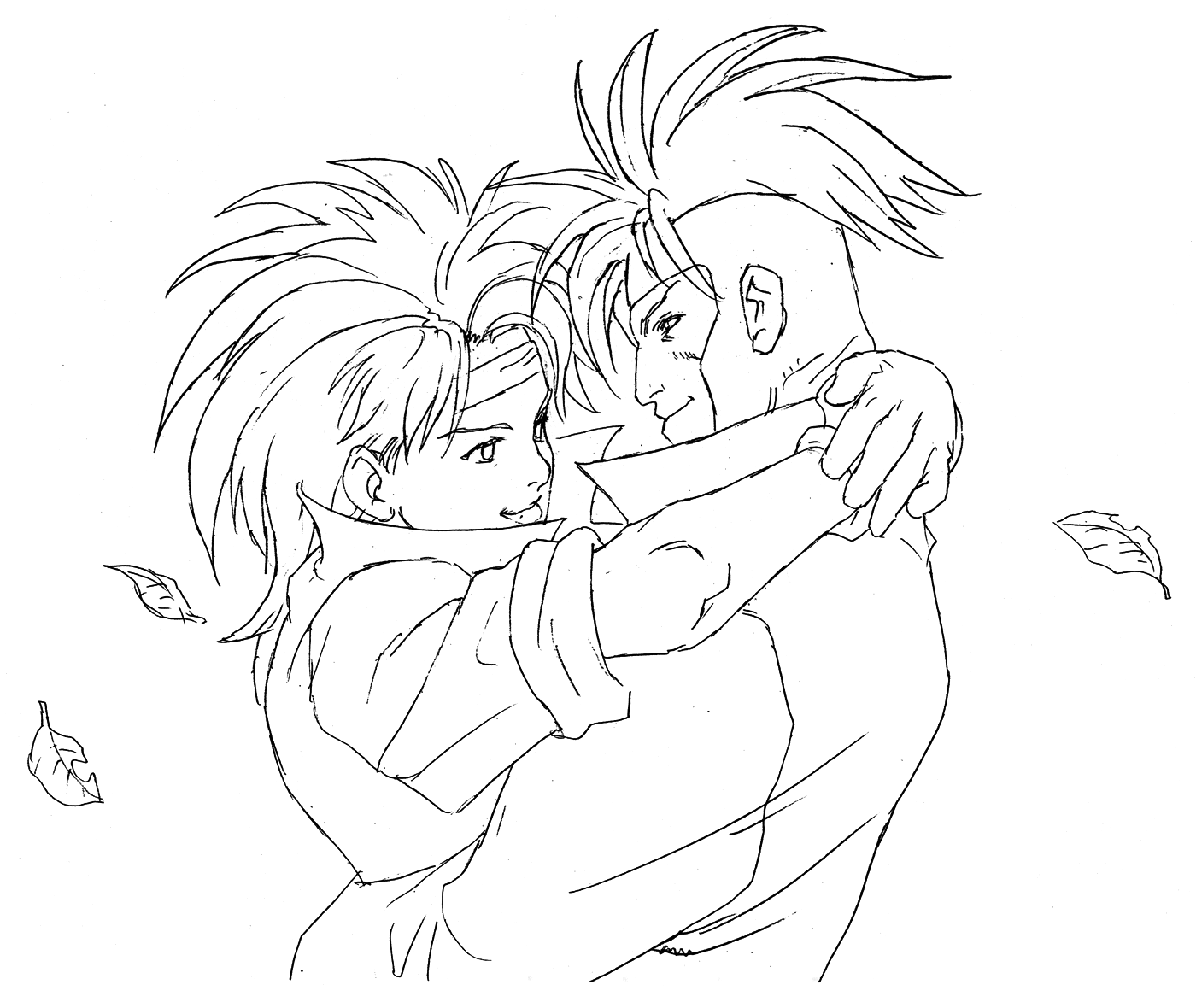 Gambit's Ending Sketch from X-Men vs. Street Fighter