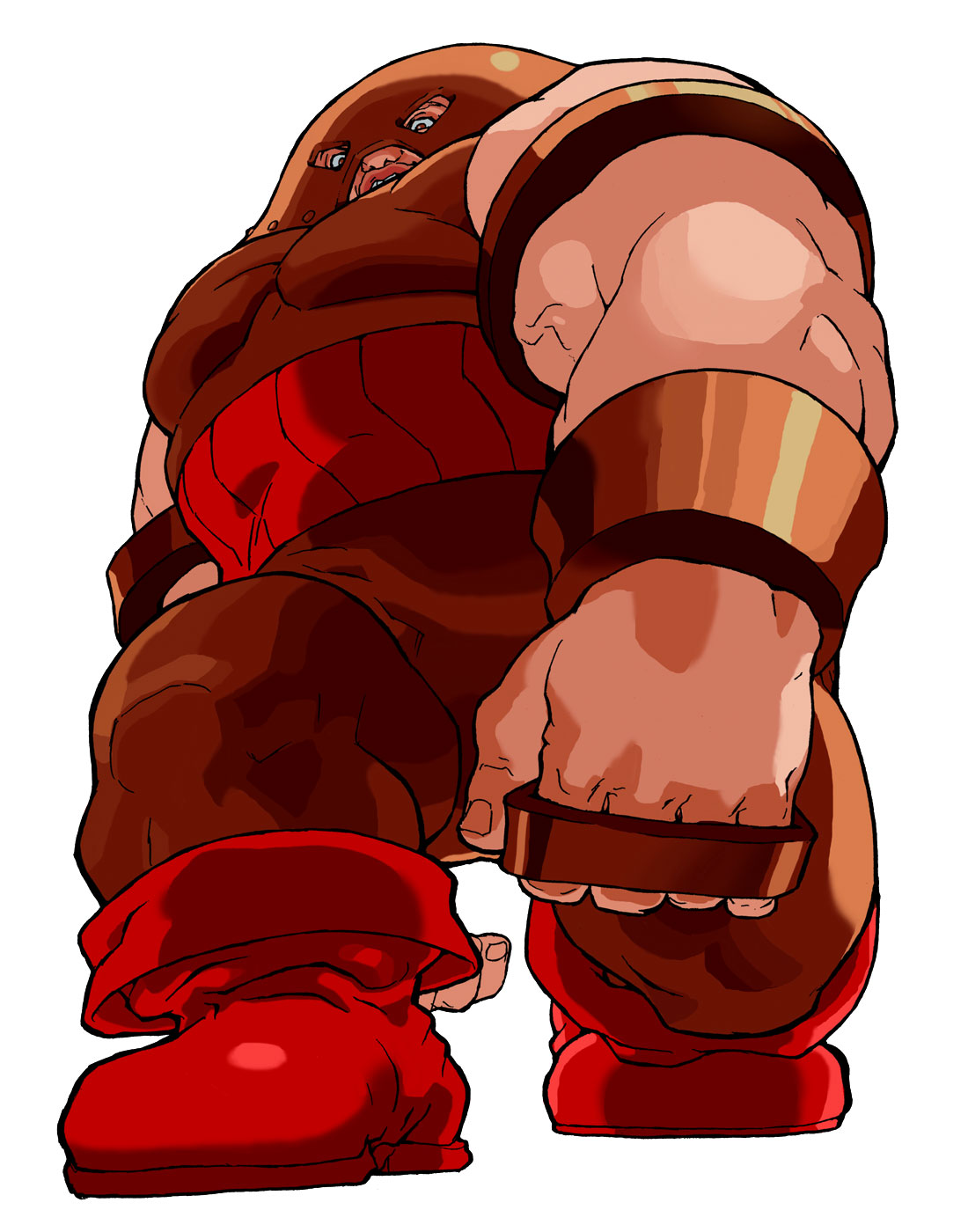 Juggernaut Art from X-Men vs. Street Fighter