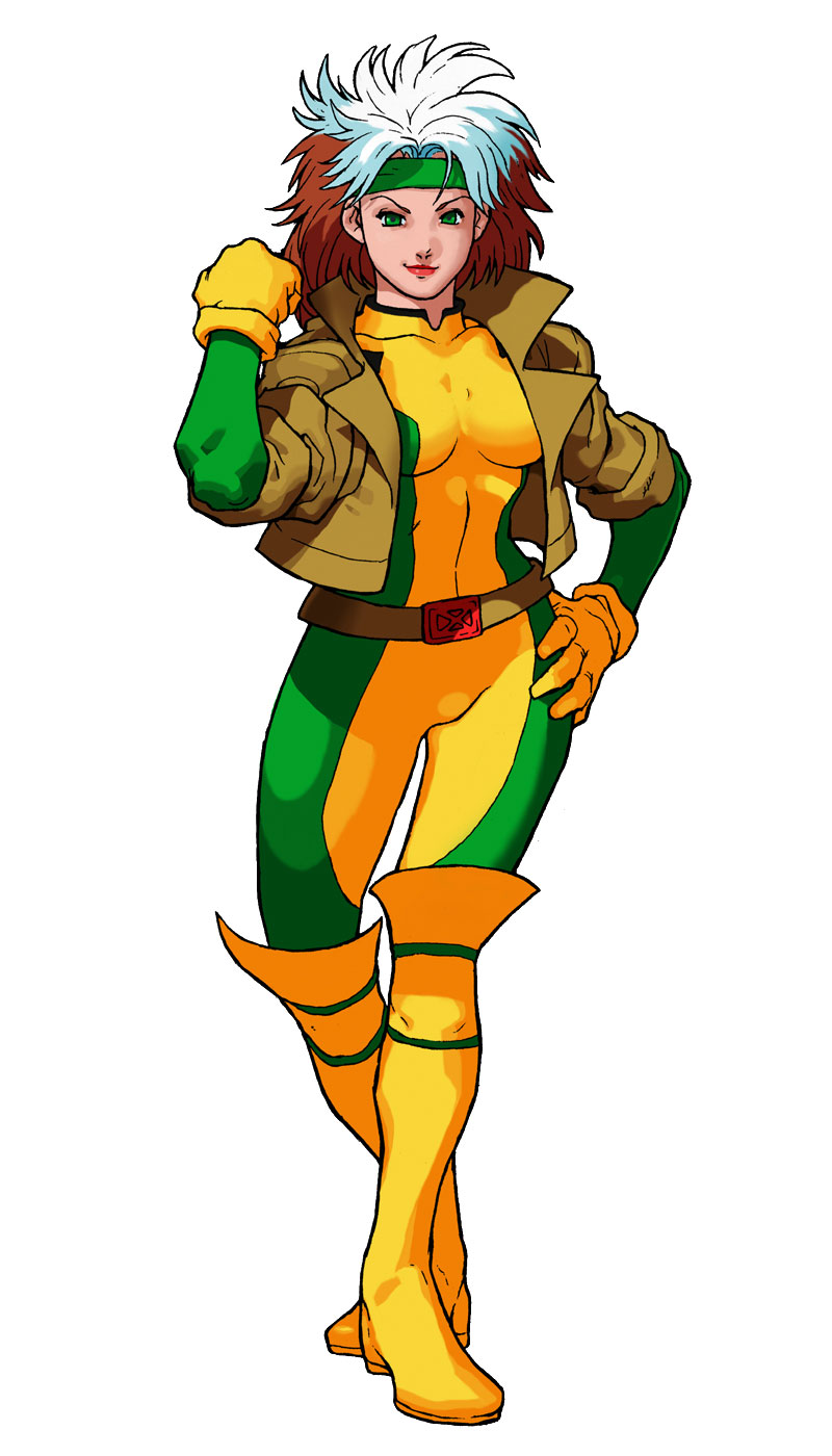 Rogue Art from X-Men vs. Street Fighter