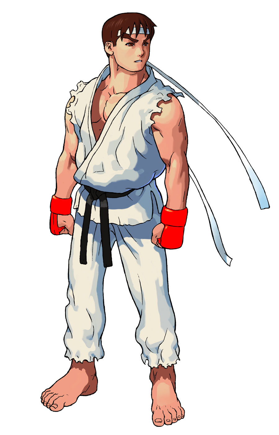 Ryu Art from X-Men vs. Street Fighter