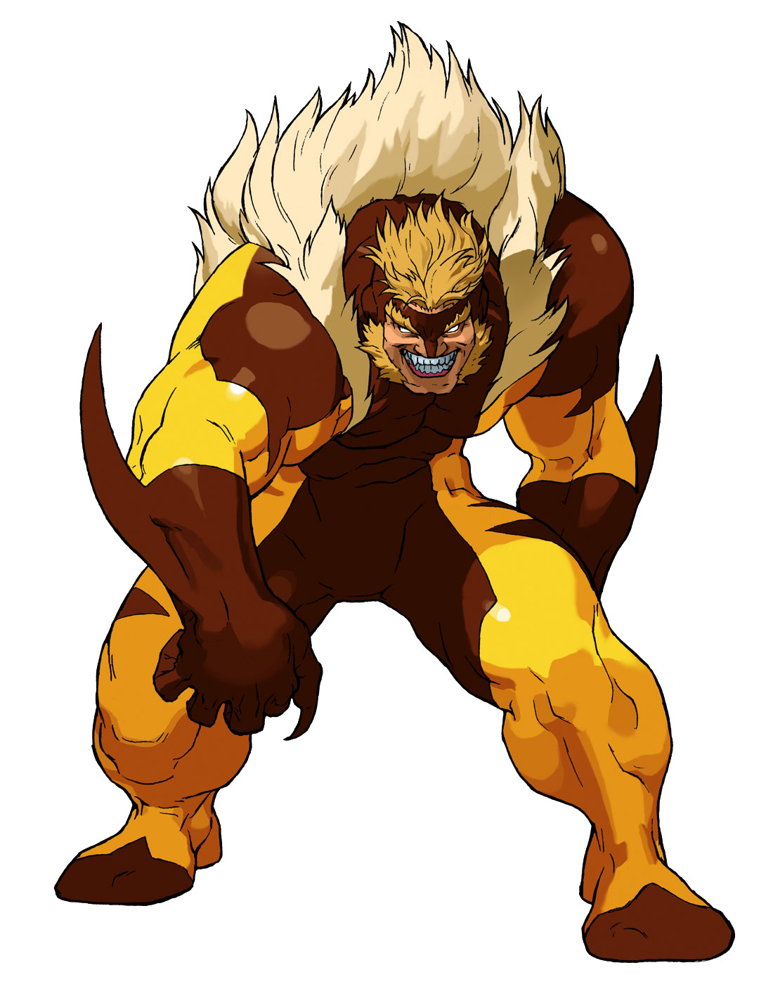 Sabretooth Art from X-Men vs. Street Fighter