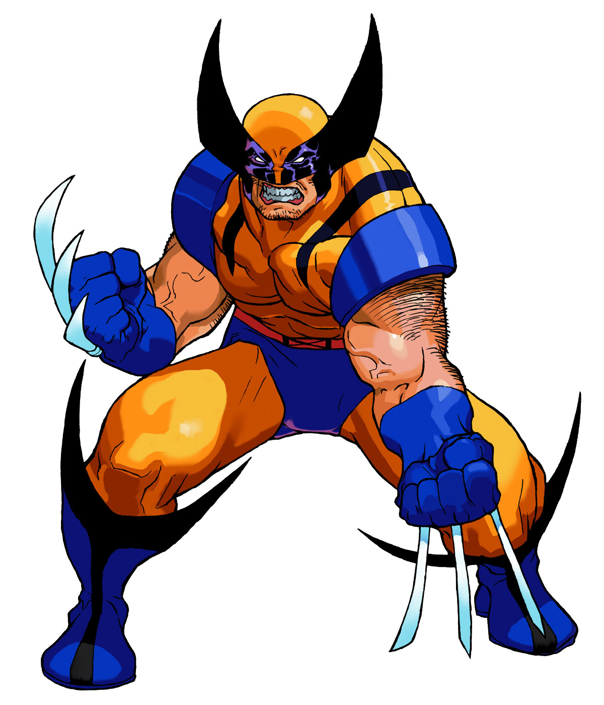 Wolverine Art from X-Men vs. Street Fighter